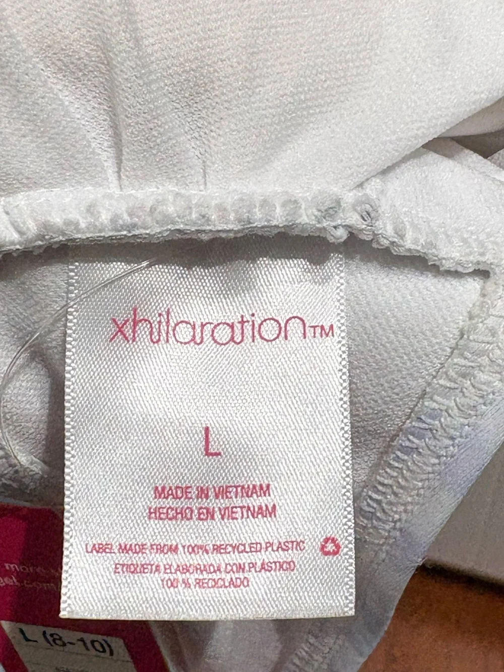 Xhilaration Junior’s White Blue and Purple Swim Bralette Tie Dye Size 8-10 NEW